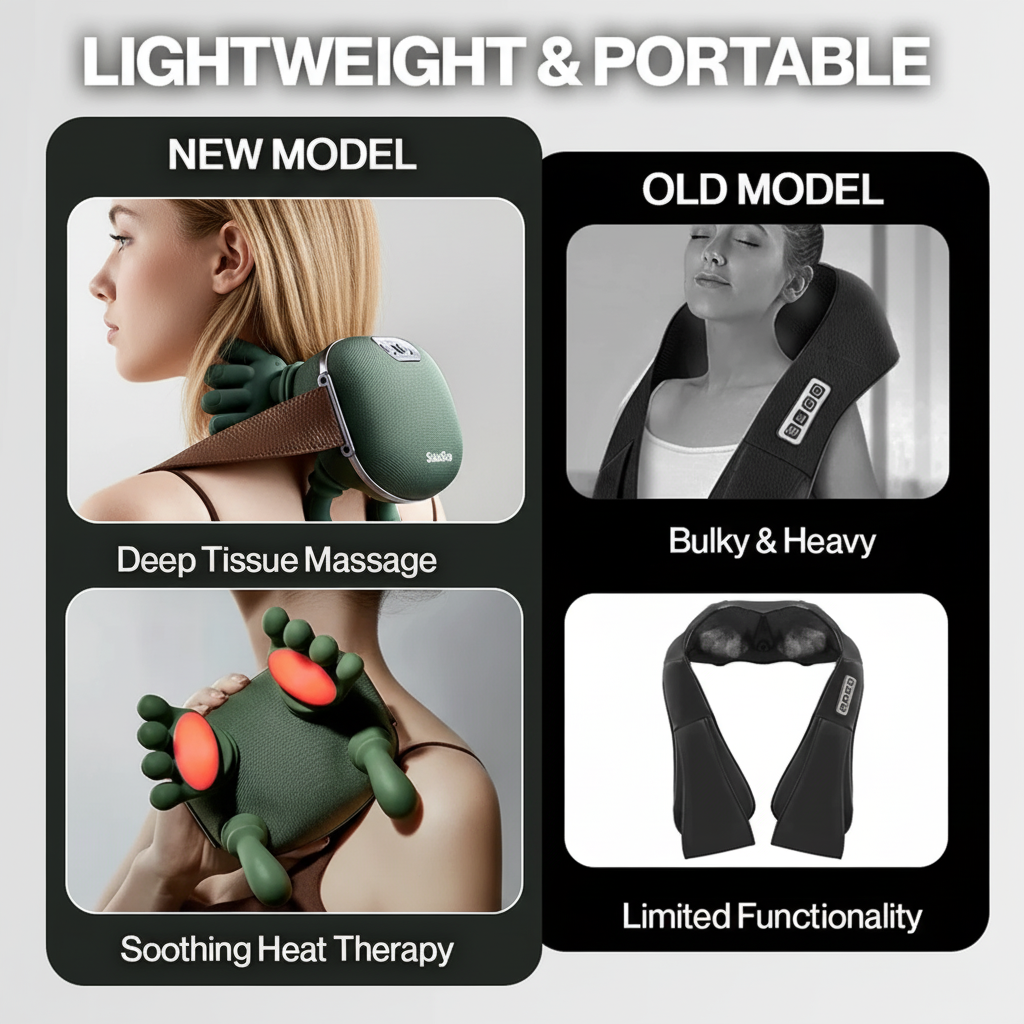 Theravia™ Neck & Shoulder Massager - Say Bye to Spa